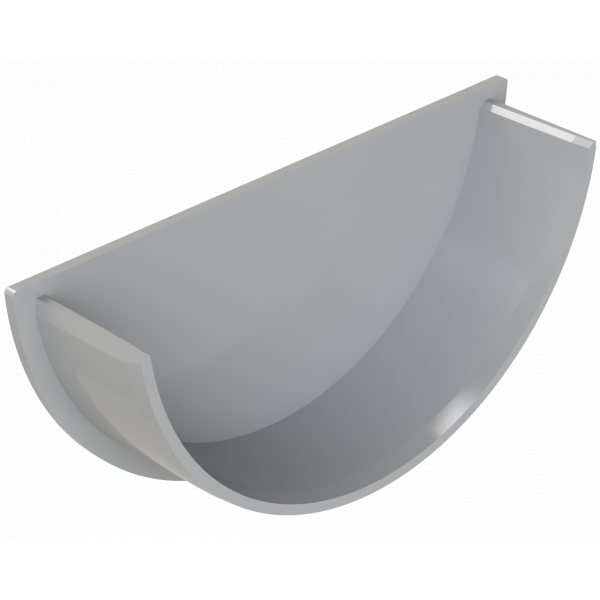 Polypipe 112mm H/r Gutter Stop End Int Gry ( (RR108G)