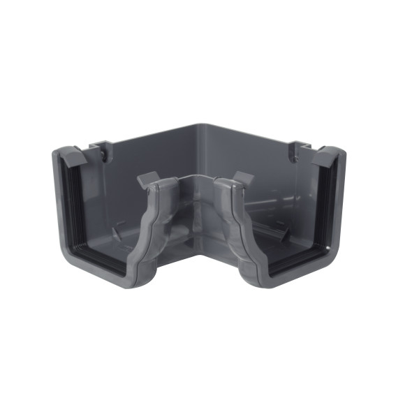 Floplast Niagara Ogee 90 Degree Angle - Internal - Anthracite Grey (RAN1AG)