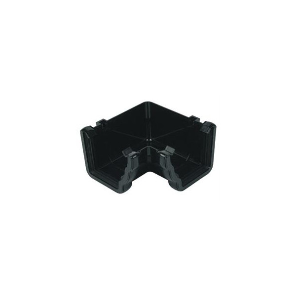 Floplast Niagara Ogee 90 Degree Angle - Internal - Black (RAN1B)