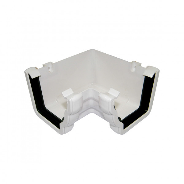 FloPlast Niagara 110mm Ogee Gutter 90° Internal Corner (RAN1W) - White