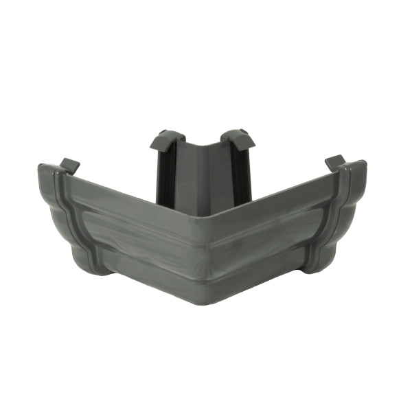 Floplast Niagara Ogee 90 Degree Angle - External - Anthracite Grey (RAN2AG)