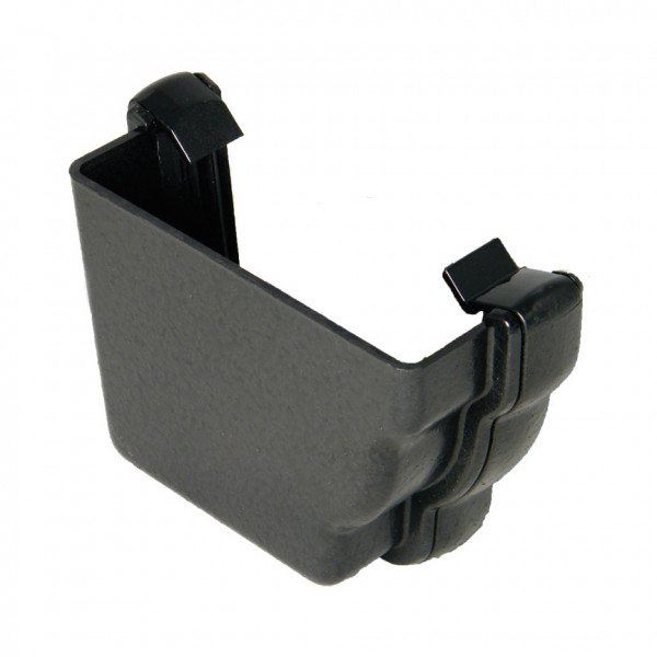 Floplast Niagara Ogee Ext Stopend LH 110mm - Cast Iron (REN1CI)