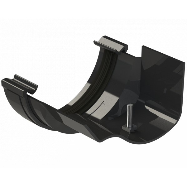 Polypipe 112mm H/r To Metal Og Adapt R/h - Black (RR118B)