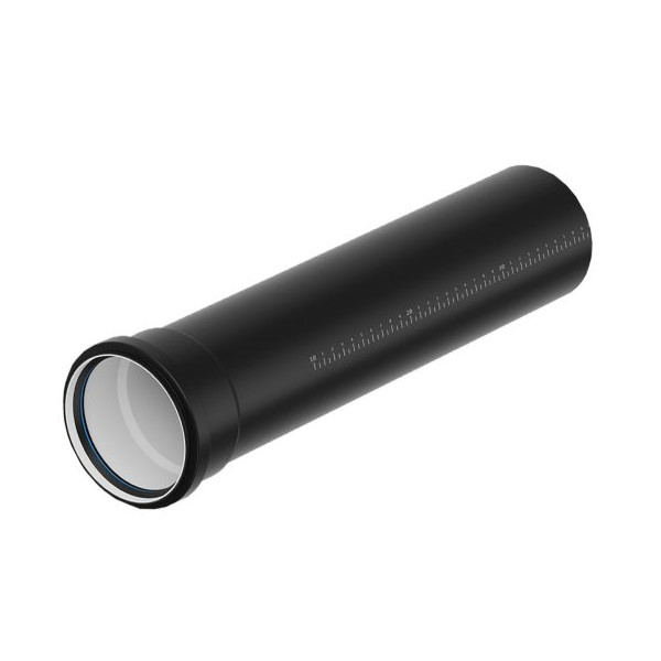 Plumin M3+ 110mm Acoustic Soil Pipe 3M Socketed