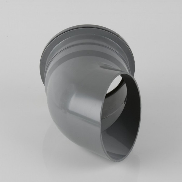 Brett Martin Soil 160mm Downpipe Shoe - Black (BR611B)