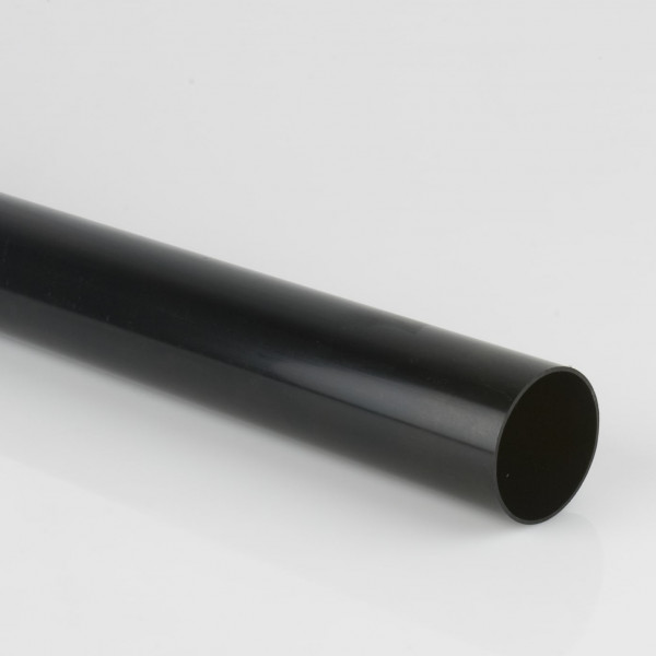 Brett Martin Soil 110mm Dbl Sckt Pipe Conn - Black (BS406B)