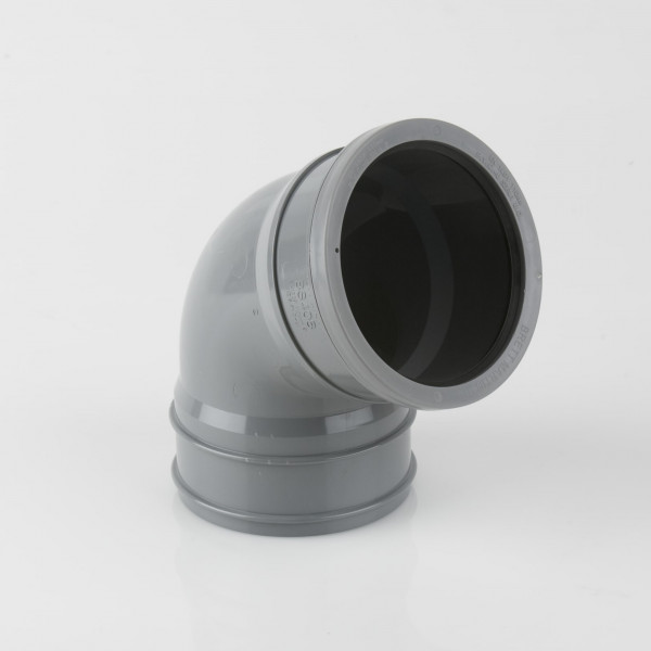 Brett Martin Soil 110mm 112.5D Top Offset Bend - Grey (BS408G)