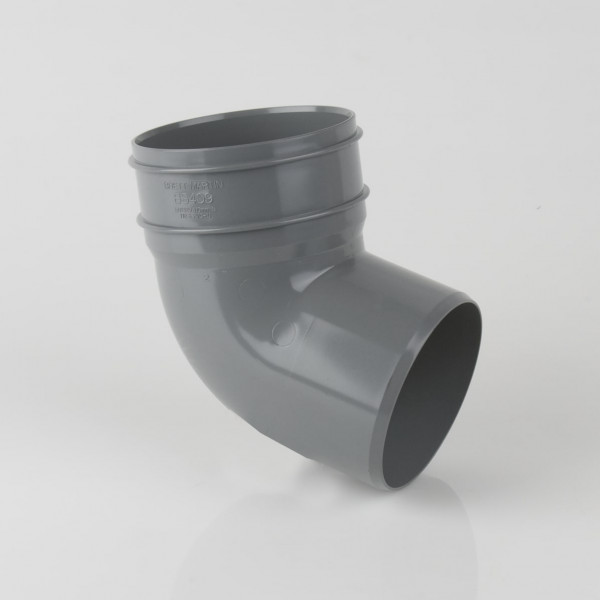Brett Martin Soil 110mm 112.5D Bott Offset Bend Gy (BS409G)