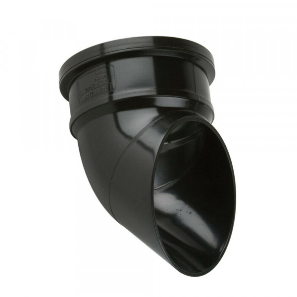 Brett Martin Soil 110mm 112.5D Downpipe Shoe - Black (BS416B)