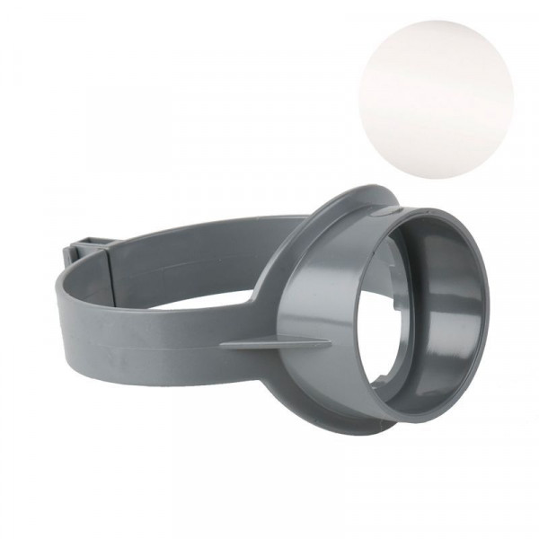 Brett Martin PF Soil 110X50mm Strap On Boss - White (BS426W)