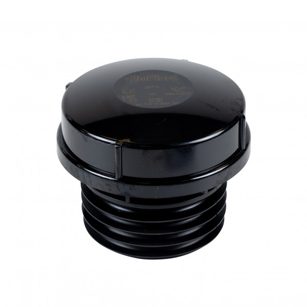 Floplast 110mm Air Admittance Valve - Push Fit - Black (AF110B)