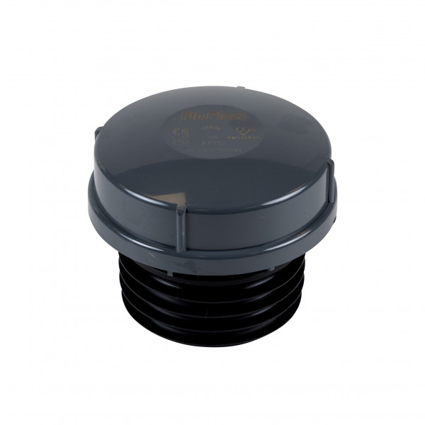 Floplast 110mm Air Admittance Valve - External Push Fit - Anthracite Grey (AX110AG)