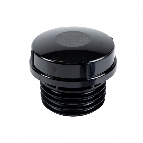 Floplast 110mm Air Admittance Valve - External Push Fit - Black (AX110B)