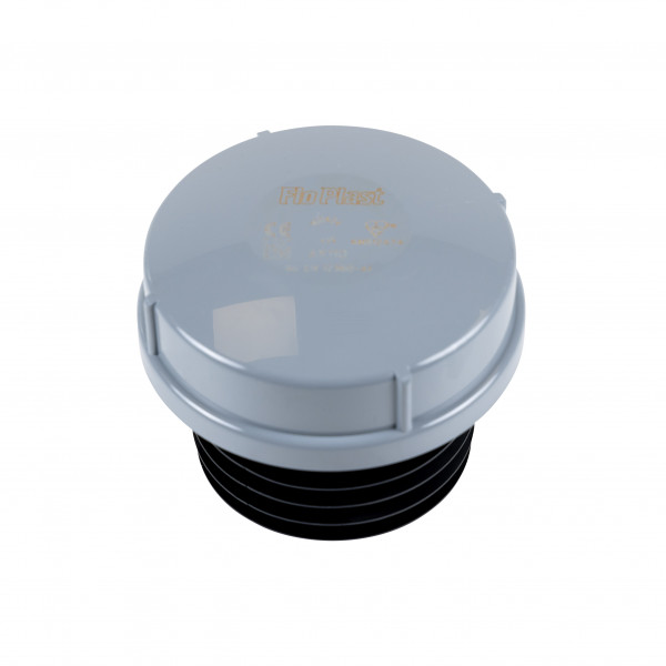 Floplast 110mm Air Admittance Valve - External Push Fit - Grey (AX110G)