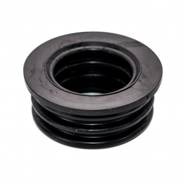 Floplast 40mm Boss Adaptor - Rubber Push Fit Ring Seal - Black (SP11B)