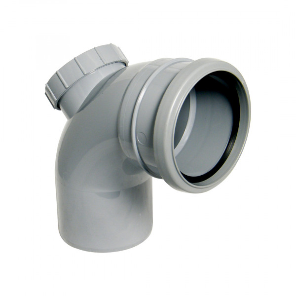 Floplast 87.5 Degree Access Bend Ring Seal - Grey (SP169G)