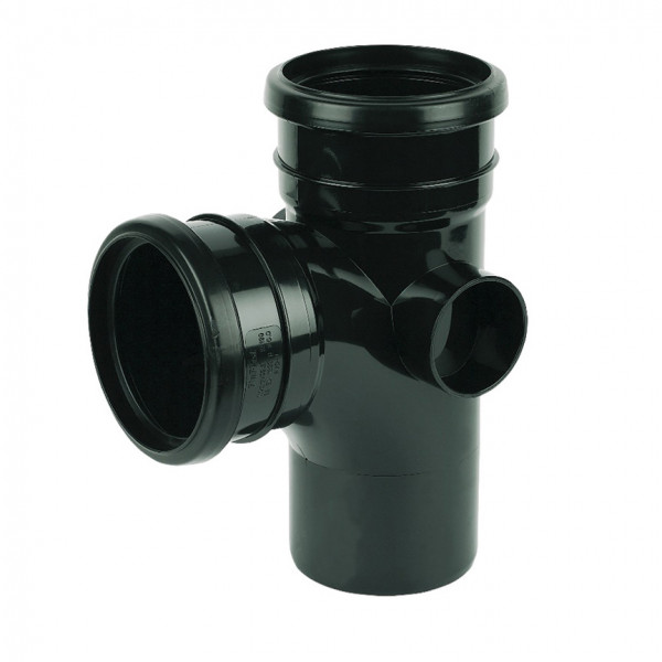 Floplast 87.5 Degree Branch Ring Seal - Black (SP190B)