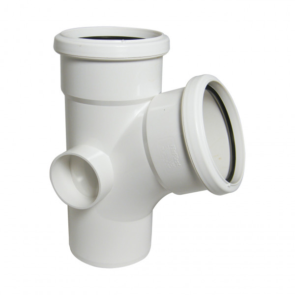 Floplast Ring Seal Single Branch 112.5° Degree 4"/110mm (SP200) - White