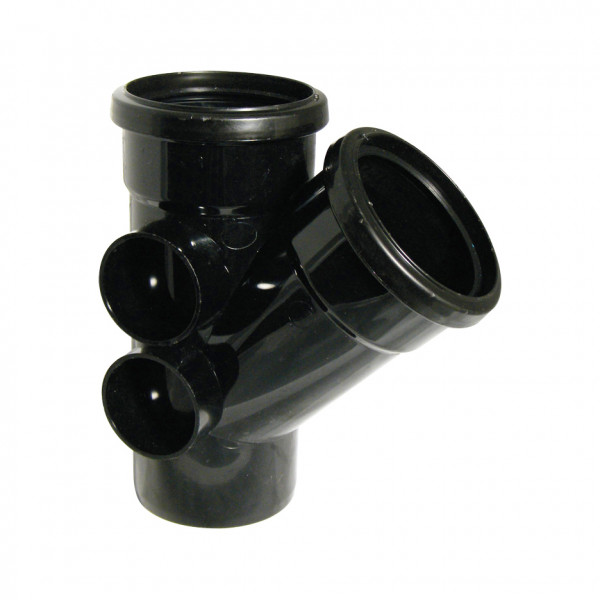 Floplast 45 Degree Branch Ring Seal - Black (SP210B)