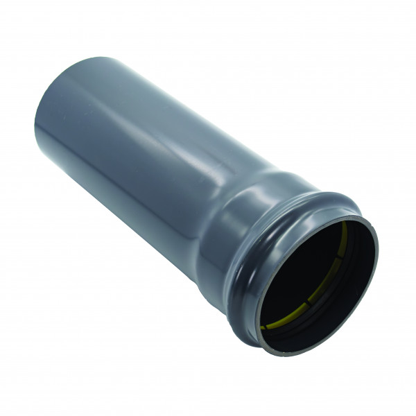 Floplast 3M Pipe - Single Socket Ring Seal - Anthracite Grey (SP3AG)