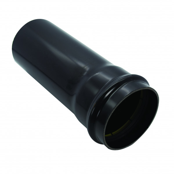 Floplast 4M Pipe - Single Socket Ring Seal - Black (SP4B)