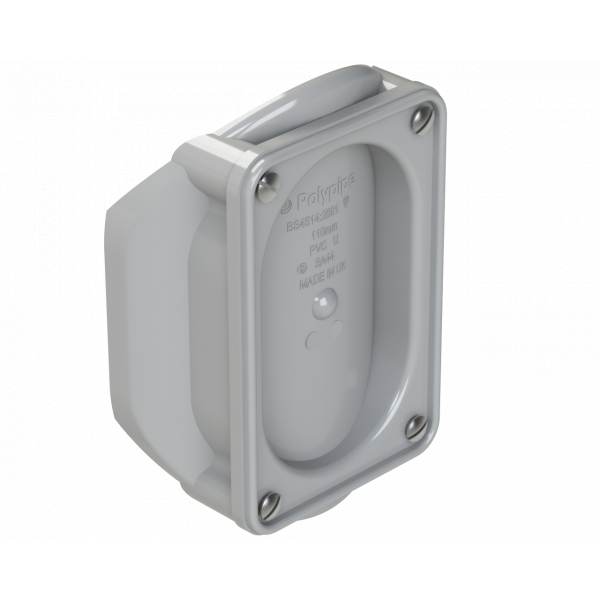 Polypipe R/seal Access Saddle 4in/110mm - Grey (SA44G)