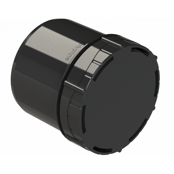 Polypipe R/seal Access Cap Spigot Tail 4in/110M Bk (SA62B)