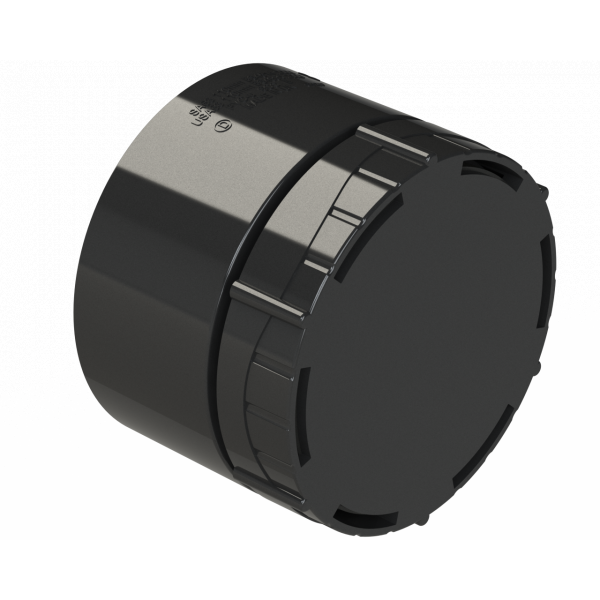 Polypipe R/seal Accesscap Solv Sckt Tail 4in/110BK (SA63B)