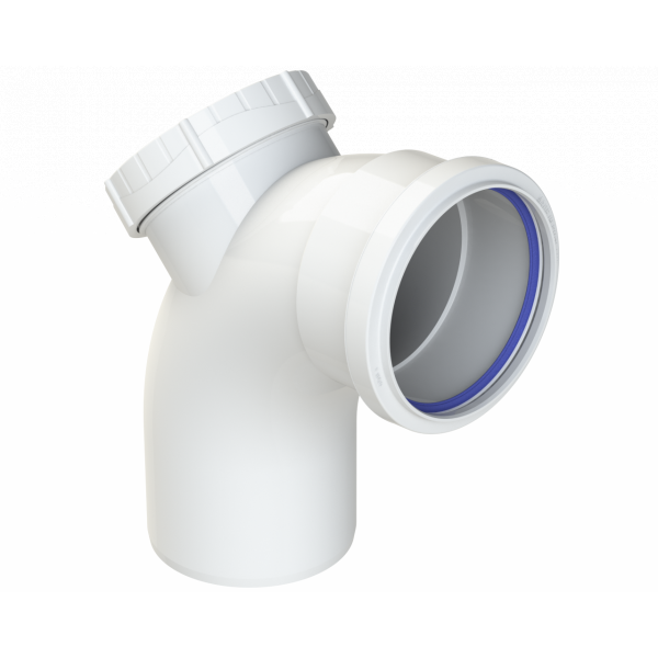 Polypipe R/seal Access Bend 4in/110mm 92.5DEG Whi (SB413W)