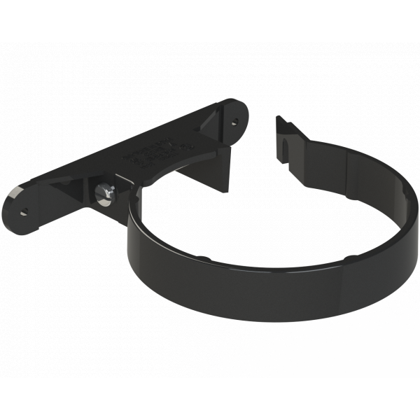 Polypipe R/seal Pipe Clips (plastic) 4in/110mm - Black (SC44B)