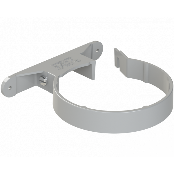 Polypipe R/seal Pipe Clips (plastic) 4in/110mm - Grey (SC44G)