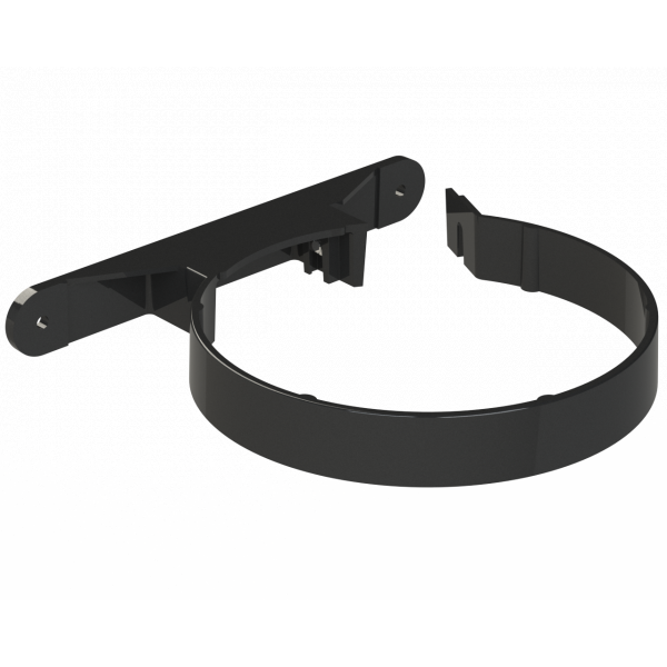 Polypipe R/seal Pipe Clips (plastic) 6in/160mm - Black (SC64B)