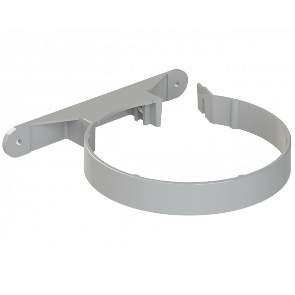 Polypipe R/seal Pipe Clips (plastic) 6in/160mm - Grey (SC64G)