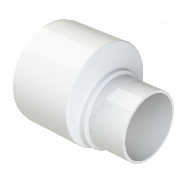 Polypipe R/seal Reducer 4in/110mm To 68mm Rw - White (SD46W)