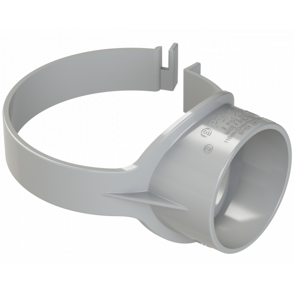 Polypipe R/seal Strapboss(open) Sidefix 4in/110 Gy (SG70G)