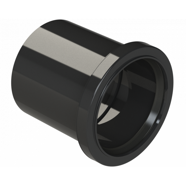 Polypipe R/seal Single Socket 3in/82mm - Black (SH33B)