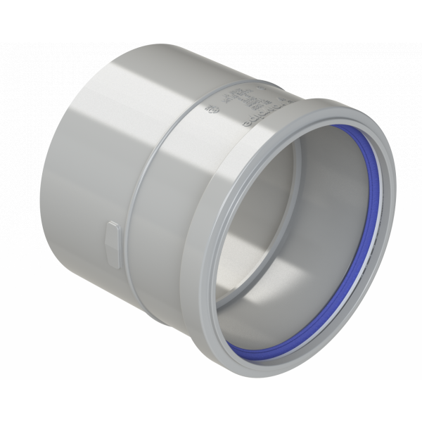 Polypipe R/seal Single Socket 4in/110mm - Grey (SH43G)