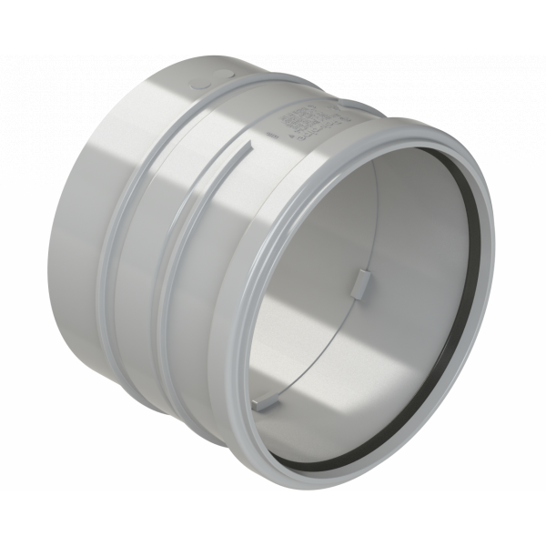 Polypipe R/seal Single Socket 6in/160mm - Grey (SH643G)