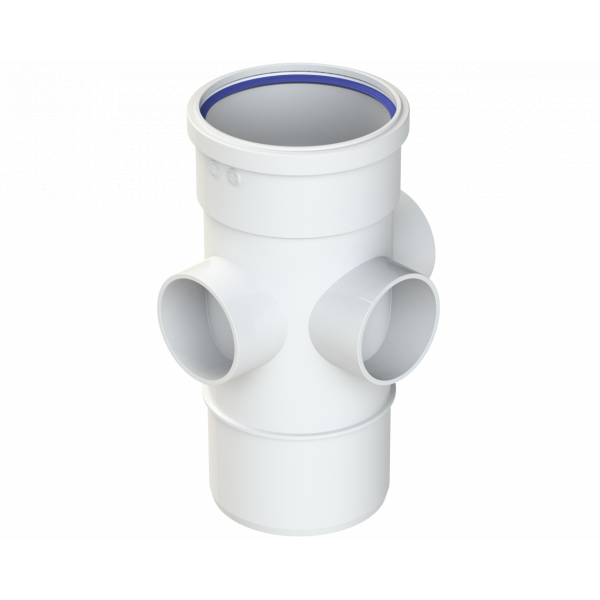 Polypipe R/seal Boss Pipe 4in/110mm - White (SJ454W)