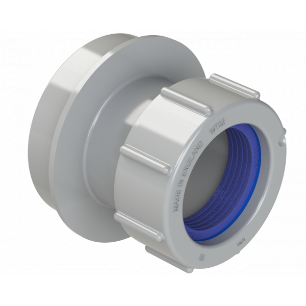 Polypipe R/seal Straight Adaptor 32mm - Grey (SN63G)