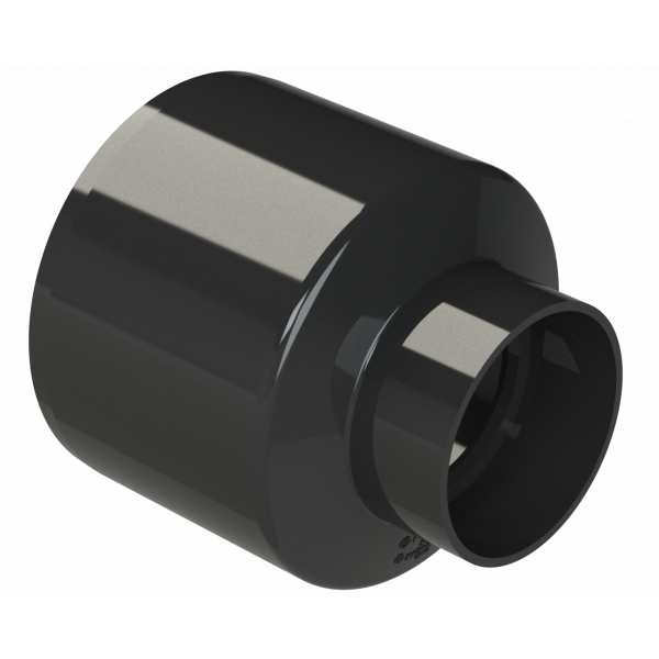 Polypipe R/seal Reducer 4in/110mm Waste Conc - Black (SO65B)