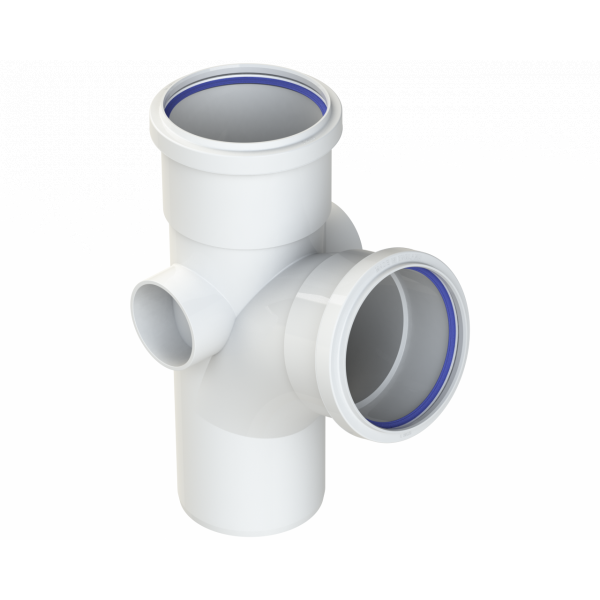 Polypipe R/seal Single Branch 4in/110mm 104D Eq Wt (ST402W)