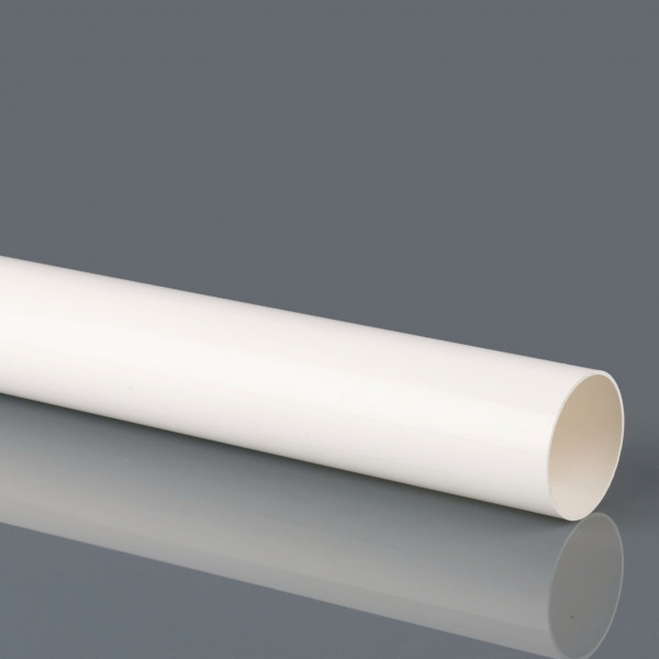Brett Martin Solv Soil 3M PE Pipe 110mm - White (BS403W)