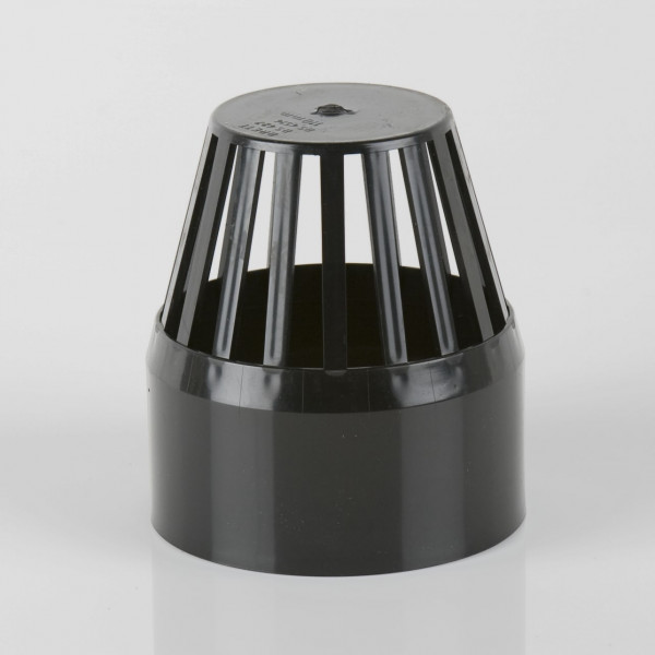 Brett Martin Solv Soil Vent Cowl 110mm Bk (BS427B)