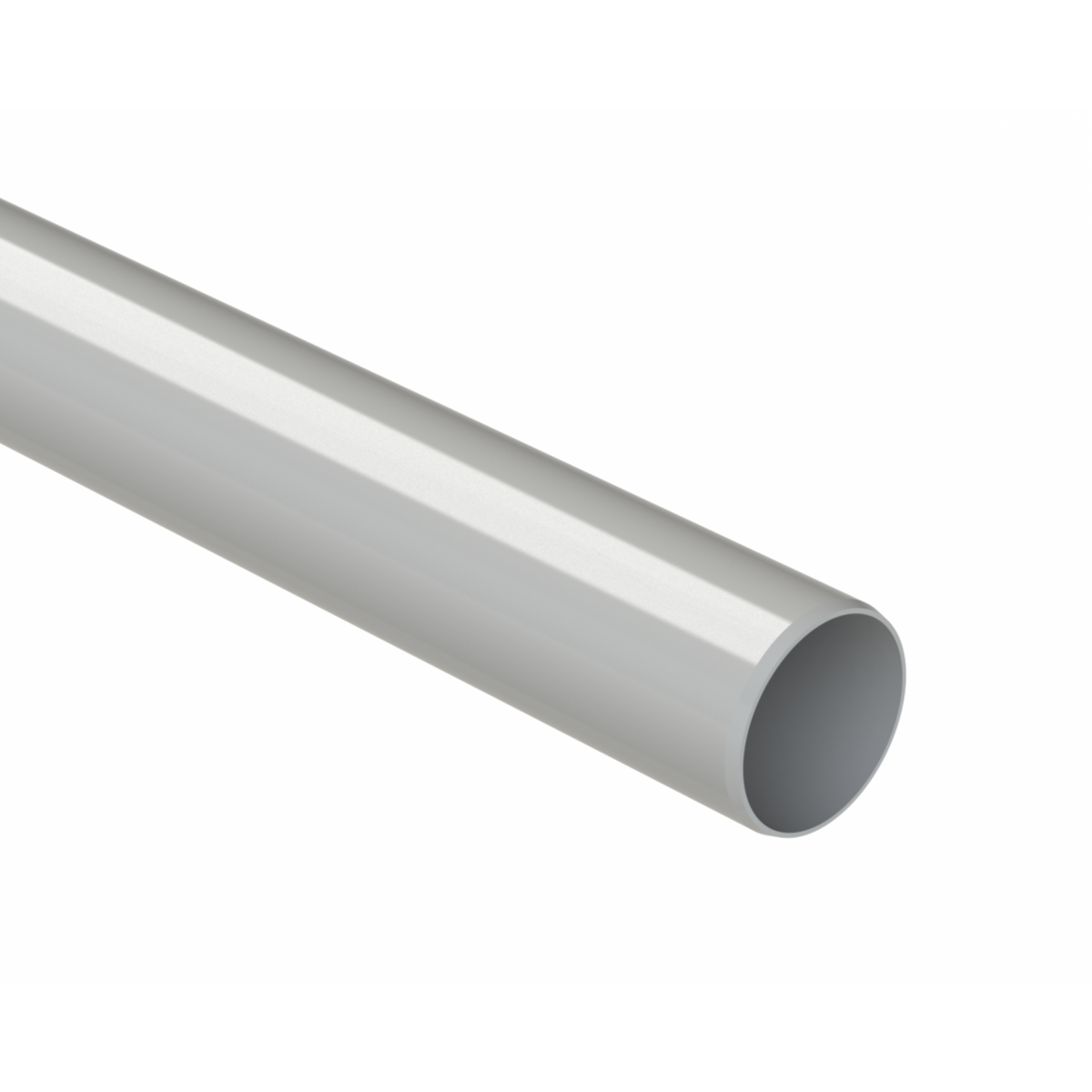 Polypipe R/seal Plain End Pipe 3in/82mm 3M - Grey (P330G)