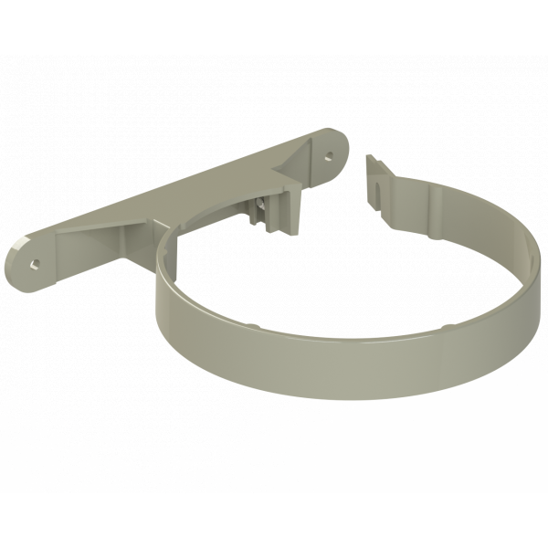 Polypipe Ring-seal Pipe Clips (plastic) 6in/160mm Solv - Grey (SC64SG)