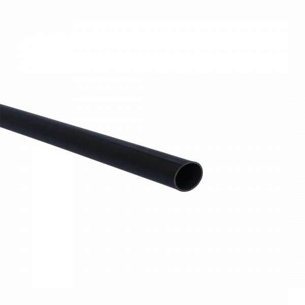 Plumin Overflow Waste Pipe 21.5mm - 3M Black