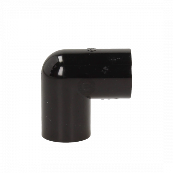 Plumin Overflow 90° Knuckle Bend 21.5mm - Black