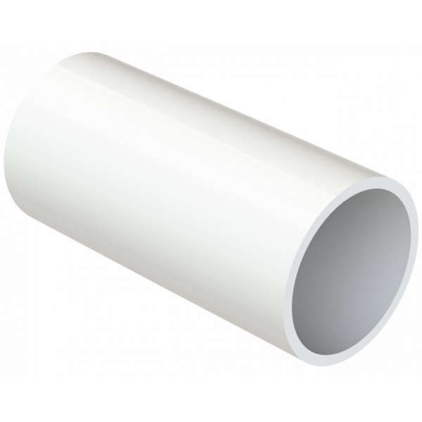 Polypipe S/weld Straight Connector - White (NS44W)