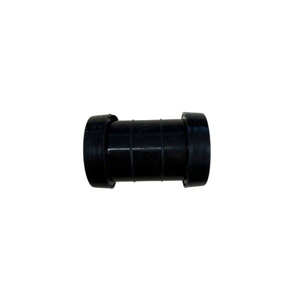 Plumin Push-Fit Waste 40mm Straight Connector Black